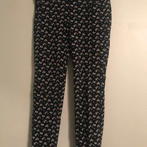Banana Republic Sloan Daisy Print Pants